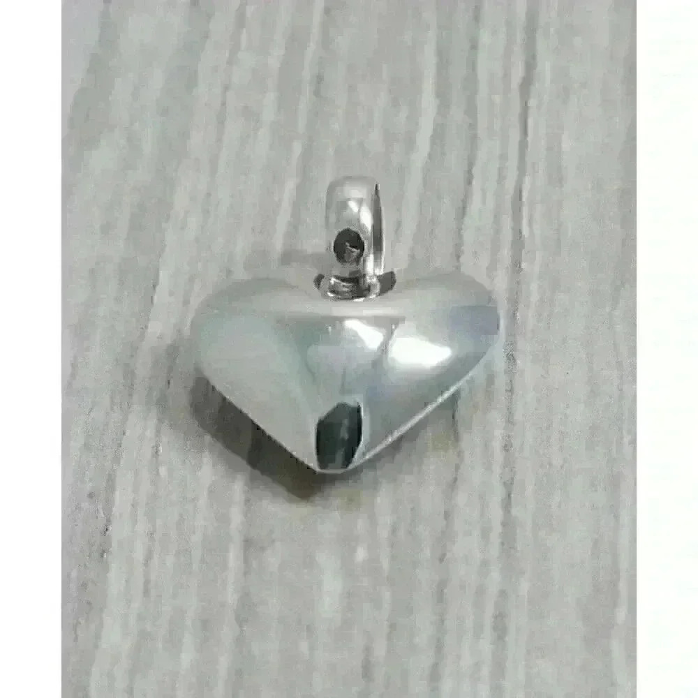 Kalibre Sterling Silver Puffed Heart Pendant - Picture 2 of 9
